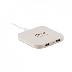 Chargeur/hub paille de blé/ ABS Unipad+ 