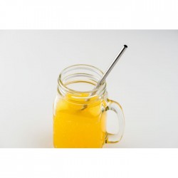 Paille et brossettes en acier. Cold Straw Silver Mate