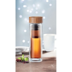 Gourde double paroi verre 400ml Batumi Glass 