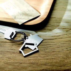 Porte-clés en alliage de métal Sniper 