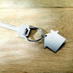 Porte clés métal maison Heim 