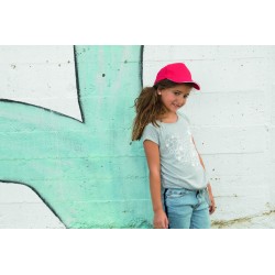 Casquette Enfant Avec Sandwich Contrasté - 5 Panneaux 