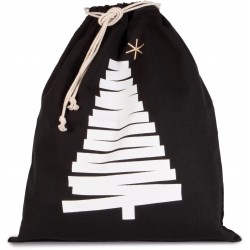 Sac Coton à Cordon Motif Sapin 