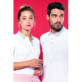 Polo Piqué Bicolore Homme 