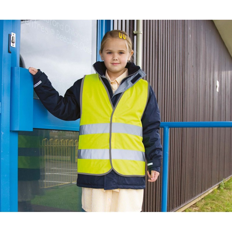 Gilet jaune pour enfants - Vêtements de sécurité haute visibilité