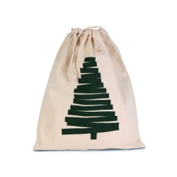 Sac Coton à Cordon Motif Sapin 
