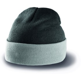 Bonnet Bicolore Avec Revers 