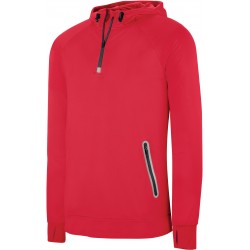 Sweat Shirt Capuche 1/4 Zip Sport