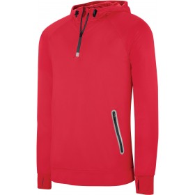 Sweat Shirt Capuche 1/4 Zip Sport