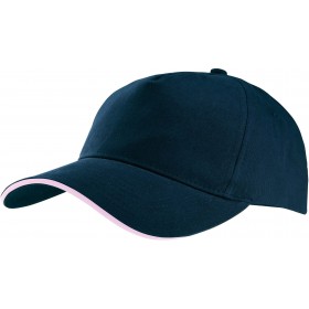 Casquette Avec Sandwich Contrasté - 5 Panneaux