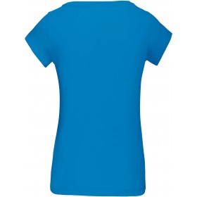 T-Shirt Col Bateau Manches Courtes Femme 