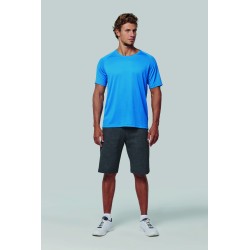 T-Shirt De Sport à Col Rond Recyclé Homme 
