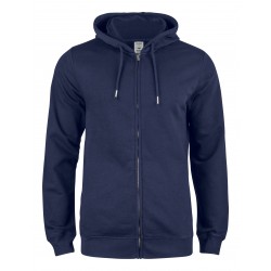 Sweatshirt à capuche coton bio Premium OC Hoody Full Zip