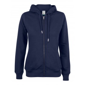 Sweatshirt à capuche coton bio Premium OC Hoody Full Zip Ladies