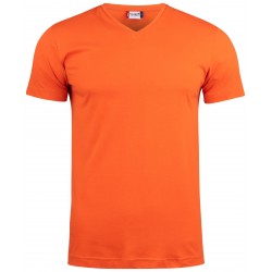 T-shirt mixte col V Basic-T V-neck