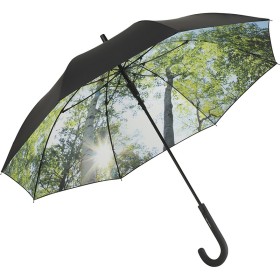Parapluie droit ouverture auto avec poignée canne 