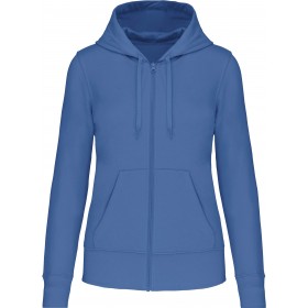 Sweat-shirt à capuche écoresponsable à fermeture éclair femme 