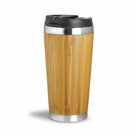 Mug isotherme leakproof 410 ml WOOD YOU 