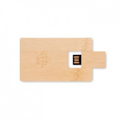 USB 16GB boitier bambou Creditcard Plus 