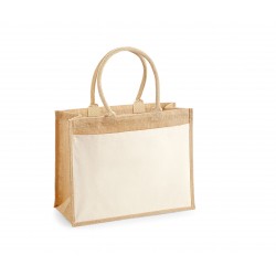 Grand sac en toile de jute 