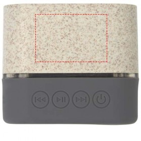 Haut-parleur Bluetooth® Aira en paille de blé 