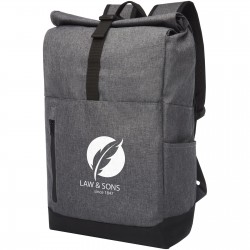 Sac à dos Hoss avec rabat enroulable pour ordinateur portable de 15,6" 12L 