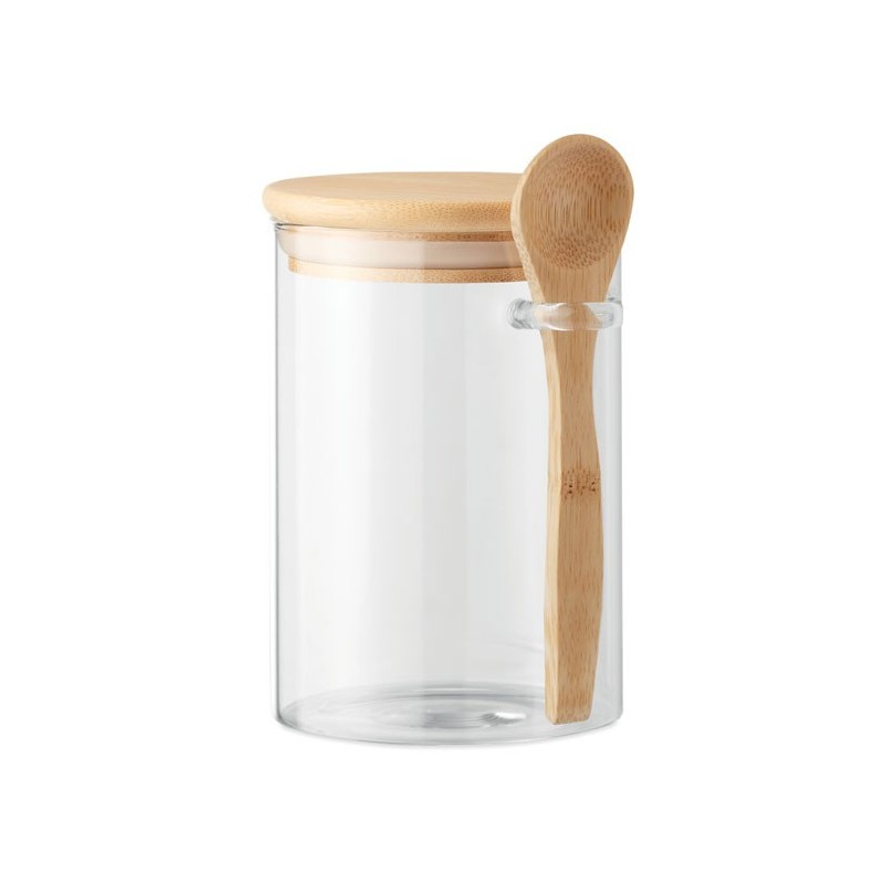 Bocal verre avec couvercle Borospoon 