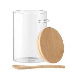 Bocal verre avec couvercle Borospoon 