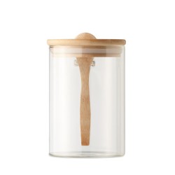 Bocal verre avec couvercle Borospoon 