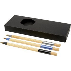Parure Kerf de stylos en bambou, 3 pièces 