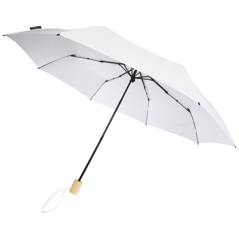 Parapluie 21" pliable windproof en PET recyclé Birgit 