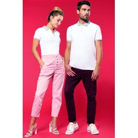 Polo Piqué Bicolore Homme 