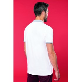 Polo Piqué Bicolore Homme 