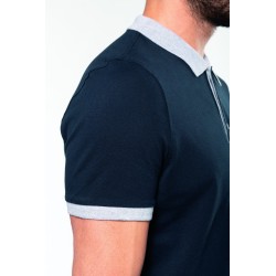 Polo Piqué Bicolore Homme 