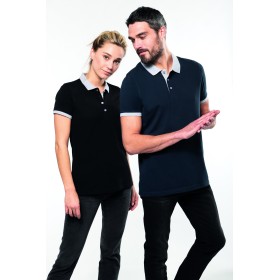 Polo Piqué Bicolore Homme 