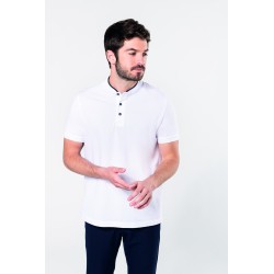 Polo Col Mao Manches Courtes Homme 