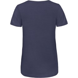 T-Shirt Triblend Col V Femme 