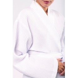 Peignoir Kimono Nid D'Abeille 