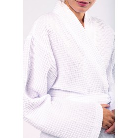 Peignoir Kimono Nid D'Abeille 