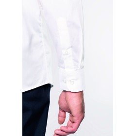 Chemise Popeline Manches Longues Homme 