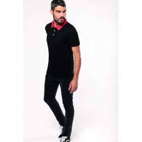 Polo Jersey Bicolore Homme 