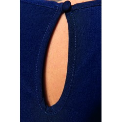 Blouse Crêpe Manches Courtes Femme 