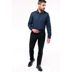 Chemise Popeline Manches Longues 