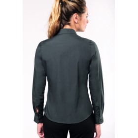 Chemise Popeline Manches Longues Femme 