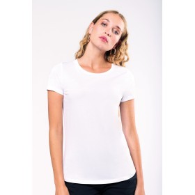T-Shirt Supima® Col Rond Manches Courtes Femme 