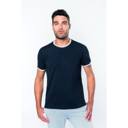 T-Shirt Maille Piquée Col Rond Homme 