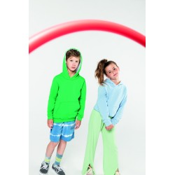 Sweat-Shirt Capuche Contrastée Enfant 