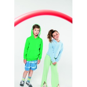 Sweat-Shirt Capuche Contrastée Enfant 