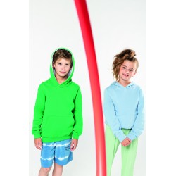 Sweat-Shirt Capuche Contrastée Enfant 