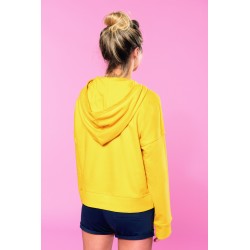 Sweat-Shirt Capuche Lounge Bio Femme 